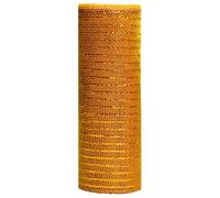 Jomnvo Ruban en maille métallique pour décoration de fête de Noël Doré 25,4 cm x 9,1 m