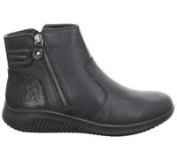 Jomos Bottines d'hiver en cuir nappa d'agneau pour femme, Noir , 36 EU