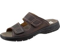 Jomos Pantolette marron, fermeture velcro, taille 46