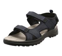 Jomos Sandales Liberta pour homme en cuir nubuck bleu avec fermeture Velcro et largeur H. bleu, bleu, 40 EU