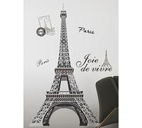 ROOMMATES Stickers - Tour Eiffel - Hauteur 101,6 cm Multicolors