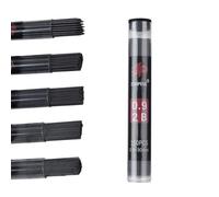 JOMPENS Mine de rechange pour porte-mines effaçable de 90 mm de grande capacité, 0,5/0,7/0,9/1,3/2,0 mm, noyau en graphite 2B, facile à transporter, convient pour les croquis, le bureau, l'écriture