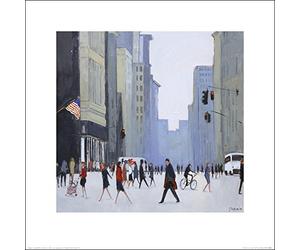 Jon Barker (5th Avenue - New York 40 x 40 cm Toile Imprimée