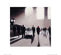 Jon Barker (Grand Central Station Rendezvous - New York 40 x 40 cm Toile Imprimée