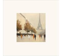 Jon Barker (Weekend in Paris 30 x 30 cm montée d'impression