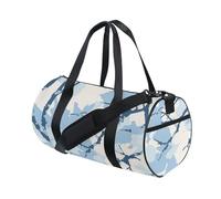 Jon Klassen Sac de voyage style camouflage Bleu ciel Grande capacité