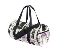 Jon Klassen Style Robots Sac de voyage surdimensionné Violet