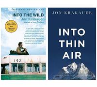 Jon Krakauer 2 Books Collection Set (Into the Wild & Into Thin Air: A Personal Account of the Everest Disaster)