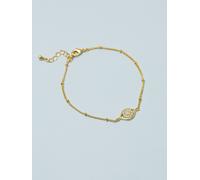 Jon Richard Jon Richard Gold Tone Mother of Pearl Evil Eye Bracelet