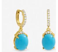 Jon Richard Jon Richard Gold Tone Turquoise Stone Earrings