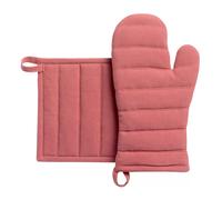 JONA Gant + Manique Coton recyclé Winkler Bois de rose