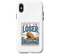 Jonah and The Whale Funny Christian Bible Story God Coque pour iPhone X/XS