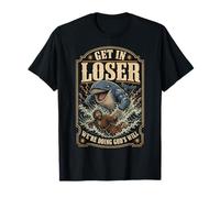 Jonah and The Whale Get in Loser Were Doing Gods Will Funny T-Shirt