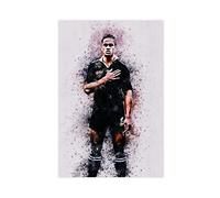 Jonah Lomu Poster de rugby Nouvelle-Zélande 0 sur toile Décoration murale pour salon Décoration d'intérieur Sans cadre 30 × 45 cm