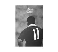 Jonah Lomu Poster de rugby Nouvelle-Zélande 2 toiles Décoration murale pour salon Décoration d'intérieur Sans cadre 30 × 45 cm