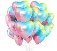 Jonami 25 Ballon Coeur Pastel Hélium Décoration Romantique pour La Saint Valentin, Déco Fiançailles et Mariage