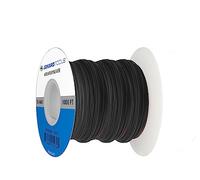 jonard Outils r30blk-1000 kynar isotherme cuivre plaqué argent, Taille 30 AWG, isolation 0 cm Diamètre, 1000 'Longueur, Noir