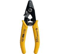Jonard Tools JIC-375 Pince à dénuder à trois trous avec poignée en TPR, 15,2 cm de long