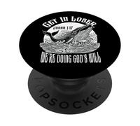Jonas Baleine Chrétien Se Faire Perdre Volonté de Dieu Drôle PopSockets PopGrip Adhésif