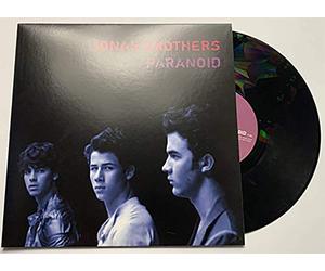 Jonas Brothers - Paranoid/Keeps On Pilin’ Up - Exclusive Jonas Brothers Vinyl Club Edition 10" Colored Vinyl LP