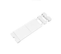 JONASHER Étagère extensible étroite à tension de placard - Séparateur de placard réglable - Étagère de rangement pour rebord de fenêtre de salle de bain pour petit espace - Blanc