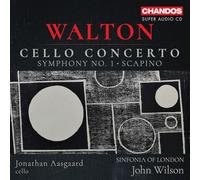 Jonathan Aasgaard – Walton: Cello Concerto; Symphony No. 1, Scapino – CD – NAXOS
