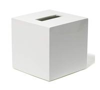 Jonathan Adler Housse pour boîte à mouchoirs, résine, Blanc, Taille Unique