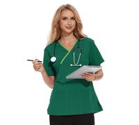 JONATHAN UNIFORM Blouse Medicale Femme 2 Poches Manches Courtes