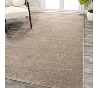 JONATHAN Y SEU100G-8 Haze Tapis Solide à Poils Courts décontracté Contemporain Traditionnel Intérieur, Facile à Nettoyer, Chambre, Cuisine, Salon, Anti-Peluche, 240 cm x 300 cm, Beige