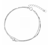 Jonc Bracelet Perle Bracelet Multilayer Anklets For Women Satellite Star Circle Butterfly Teardrop Oval Disk Layered Anklet Beach Jewelry Plaqué Couleurs Amoureux Argenté Anneaux (Gold, One Size)