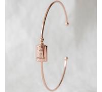 Jonc Mon Petit Poids personnalisable (plaqué or rose)