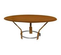 Joncoux Chapeau pare pluie - diamètre 125-200 mm - marron - Inox Marron G