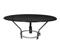 Joncoux Chapeau pare pluie - diamètre 125-200 mm - noir - Inox G