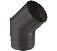 Joncoux Coude émaillé de 45° d'angle - pour raccordement - diamètre 150 mm - longueur 16 cm - épaisseur 0,7 mm