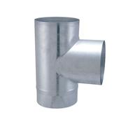 Joncoux Coude en T de 90° d'angle pour raccordement femelle - modèle POLYFEU - Diamètre 139 mm