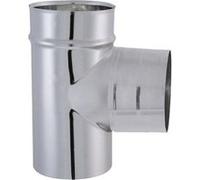 Joncoux Coude en T pour raccordement de 90° d'angle - modèle TYRAL - inox 304 - double emboitement - Ø150 G