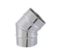 Joncoux Coude lisse de raccordement de 45° d'angle - modèle TYRAL - inox 304 - Ø150