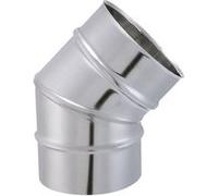 Joncoux Coude lisse de raccordement de 45° d'angle - modèle TYRAL - inox 304 - Ø150 G