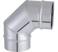 Joncoux Coude lisse de raccordement pour tubage - 90° d'angle - inox 304 - modèle TYRAL - Ø125 G