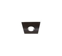 Joncoux Plaque de propreté - 400x400MM - noire - pour conduit de diamètre 125MM