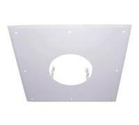 Joncoux Plaque de propreté - 500x500MM - blanche - pour conduit de diamètre 100MM G