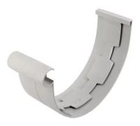 Jonction à coller en TECHTAN pour gouttières LG33 gris - NICOLL - JNC33