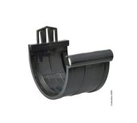 Jonction à joint pour gouttière demi-ronde ardoise, Dév. 25