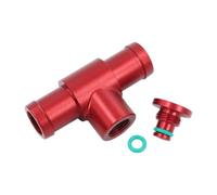 Jonction de liquide de refroidissement en forme de T 92500-AR000, raccord de remplacement de tuyau de chauffage, corps en aluminium avec bouchon de purge pour le service de véhicule, port de purge de