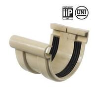 Jonction longue à joint montés PVC - FIRSTPLAST - demi-ronde - sable