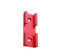 Jonction transversale en aluminium pour systèmes de rails en T appliqués au guidage de goulotte de travail du bois et à la conception de réseau de rails (rouge)