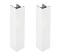 Jonctions de plinthe - CYCLINGCOLORS - Blanc - Lot de 2 - Plastique - Intérieur