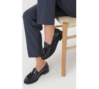 Jones Bootmaker Jones Bootmaker Black Chrome Tiffany Smart Leather Moccasins Black Chrome EU 38 (UK 5)