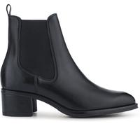 Jones Bootmaker Jones Bootmaker Black Karlee Leather Slip-In Ankle Boots