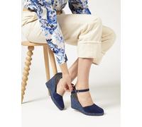 Jones Bootmaker Jones Bootmaker Blue Arabella Wedge Shoes Blue EU 39 (UK 6)